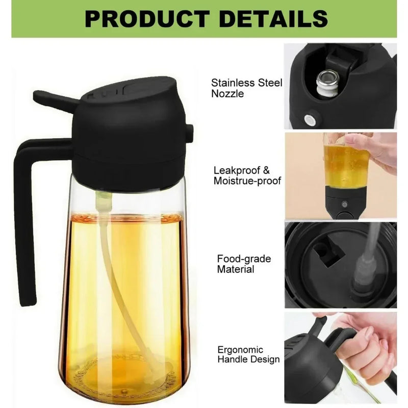 2 in 1 Olive Oil Sprayer & Pourer