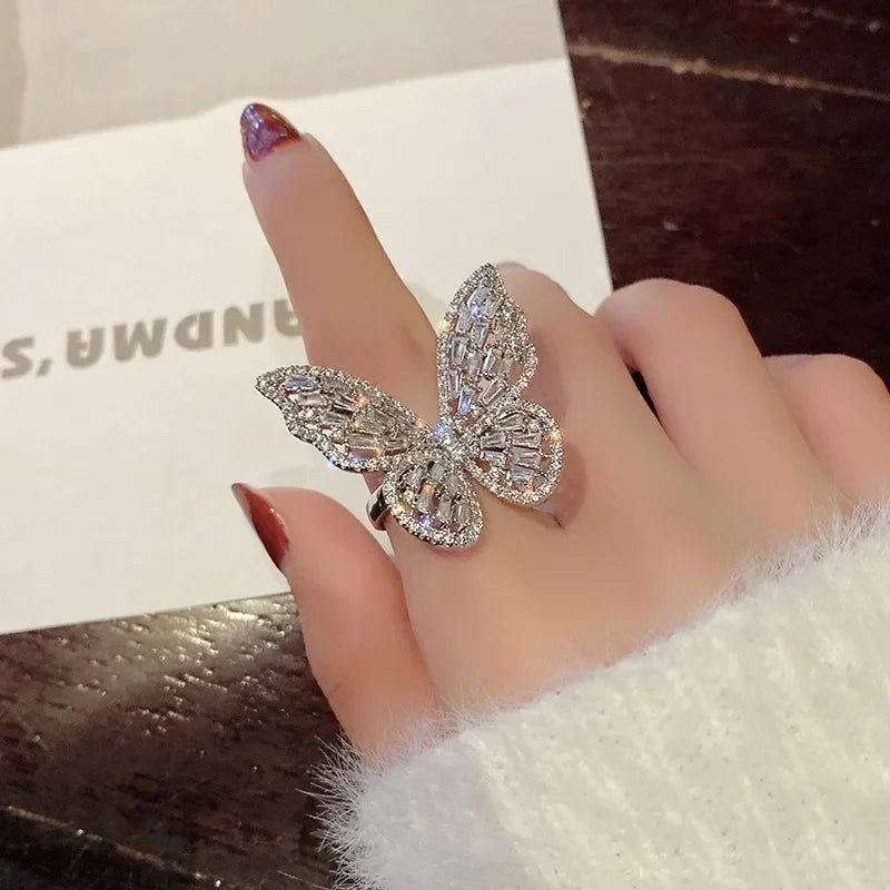Women Gothic Open Snake Ring Adjustable Animal Rings Reptile Fashion Punk Personality Jewelry Accessories Jewellery Tentacles