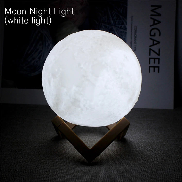 Pzsunly 3D Moon LED Night Ligh