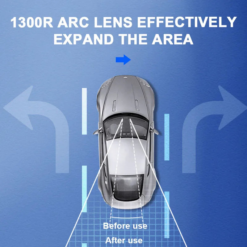 BLALION Wide-Angle Anti-Glare Car Rear View Mirror